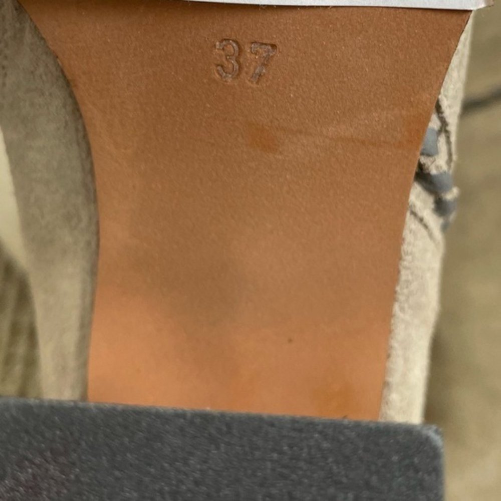 Free People Riley Whipstitch Tall Boot Grey Suede - Picture 7 of 8